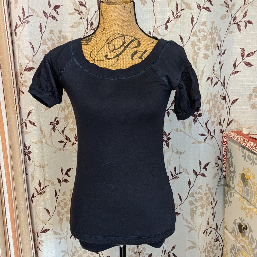 Miken Blue Shirt-Dress. Size: S